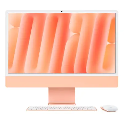 Apple iMac 24'' M4 10-Core CPU 10-Core GPU - Orange - NanoGlas - 32GB - 2TBSSD - Maus - TID-ZFB