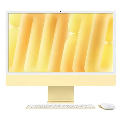 Apple iMac 24'' M4 10-Core CPU 10-Core GPU - Gelb - NanoGlas - 24GB - 2TBSSD - Maus - TID-ZFB