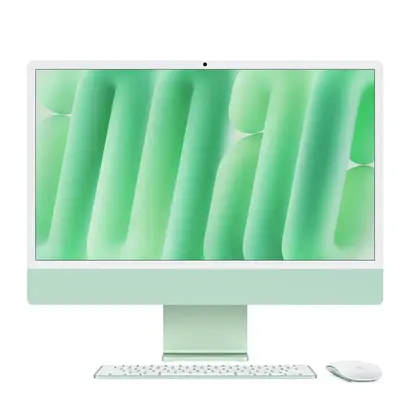 Apple iMac 24'' M4 10-Core CPU 10-Core GPU - Grün - NanoGlas - 16GB - 512GBSSD - Trackpad - TID