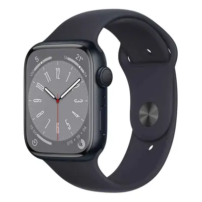 Apple Watch S8 Aluminium 45mm Mitternacht (Sportarmband mitternacht)