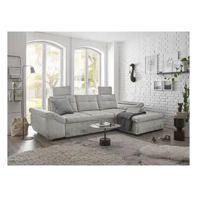 Luxus-Schlafsofa Alija von ED Exciting Design mit verstellbaren Armlehnen und Kopfstützen in dre