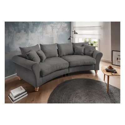 Big Sofa Monza von Benformato: Luxuriöses Komfort-Sofa mit Breitcord-Bezug und Flexibilität in F