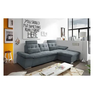 ED Exciting Design Nalo – Modernes Schlafsofa mit Bettkasten, verstellbaren Armlehnen und luxuri