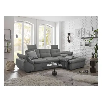 Luxus-Schlafsofa Alija von ED Exciting Design mit verstellbaren Armlehnen und Kopfstützen in dre