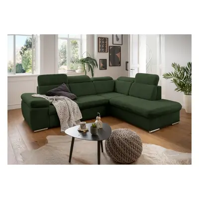 Benformato Sofa Vasto: Elegantes Design mit Schlaffunktion, Bettkasten und verstellbaren Kopfleh