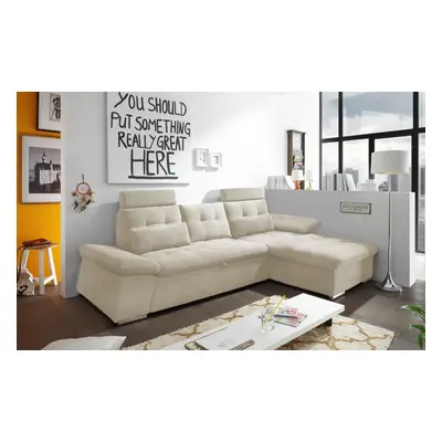 ED Exciting Design Nalo – Modernes Schlafsofa mit Bettkasten, verstellbaren Armlehnen und luxuri