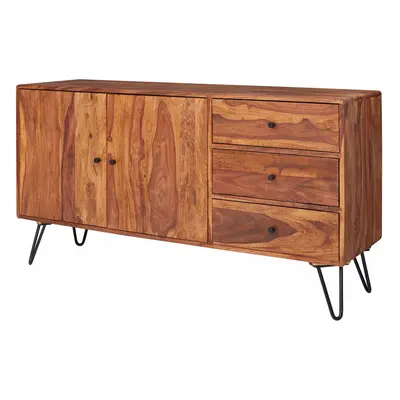 Sideboard WL5.629 Sheesham Massivholz 140x75x40 cm Landhaus Kommode