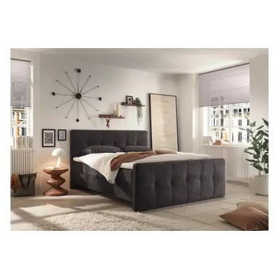 ED Exciting Design Boxbett Valetta 6 - Luxus-Mikrofaser, Tonnentaschenfederkern, HR-30 Topper, B