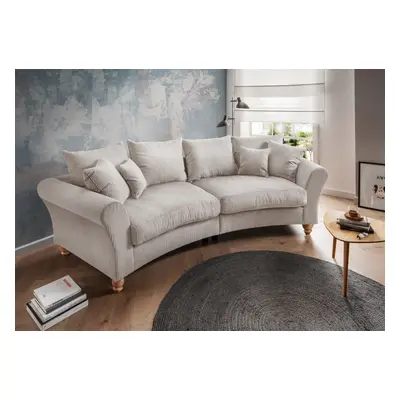 Big Sofa Monza von Benformato: Luxuriöses Komfort-Sofa mit Breitcord-Bezug und Flexibilität in F