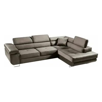 Ecksofa Divan 325-R Dunkeltaupe