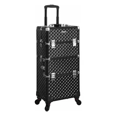 3-in-1 Make-up-Trolley Schwarz