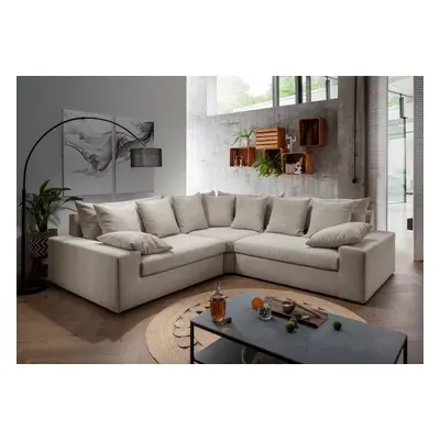 Benformato Avellino Sofa: Luxuriöses Ecksofa mit Breitcord-Bezug und Flexibilität für Ihr Zuhaus