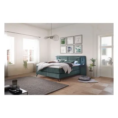 ED Exciting Design Boxspringbett Milazzo: Luxuriöser Schlafkomfort in Vogue-Mikrofaser mit 7 Far