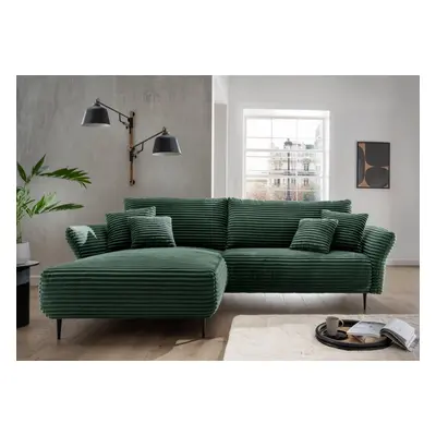 Benformato Sofa Vanilla – Hochwertiges Breitcord-Sofa mit verstellbaren Armlehnen in grau oder m