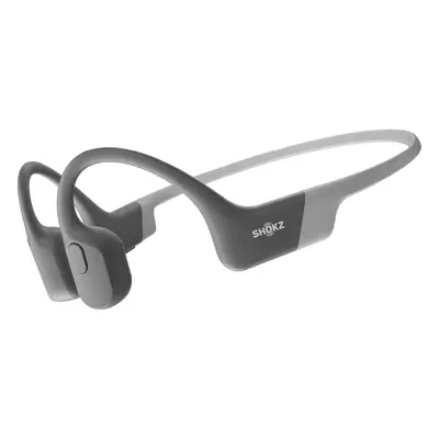 Shokz OpenRun Grau - Knochenschall Kopfhörer, Open-Ear Bone Conduction Wireless Headphones