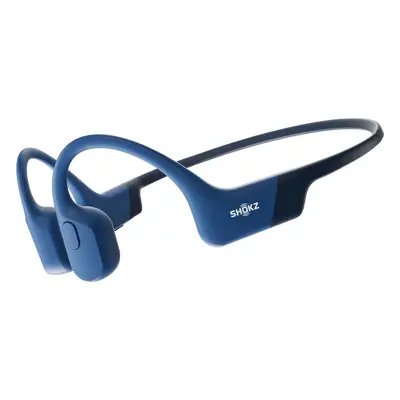 Shokz OpenRun Blau - Knochenschall Kopfhörer, Open-Ear Bone Conduction Wireless Headphones