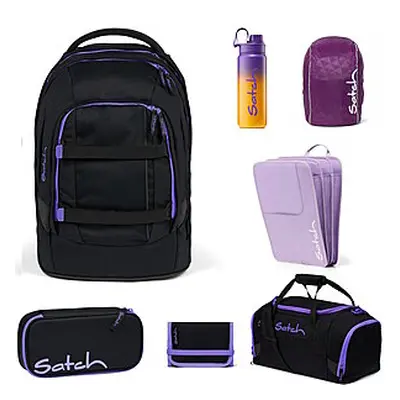 Satch Pack Purple Phantom 7tlg Schulrucksack-Set