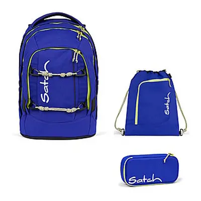 Satch Pack Blue Climber 3 tlg. Set Schulrucksack