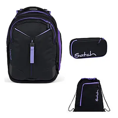 Satch Match Purple Phantom3tlg Schulrucksack-Set