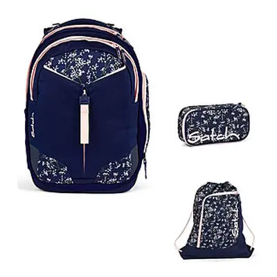 Satch Match Bloomy Breeze 2024 3 tlg Schulrucksack-Set. Set