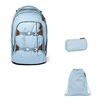 Satch Pack Nordic Ice Blue 3tlg Schulrucksack-Set