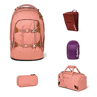 Satch Pack Nordic Coral 5tlg Schulrucksack-Set