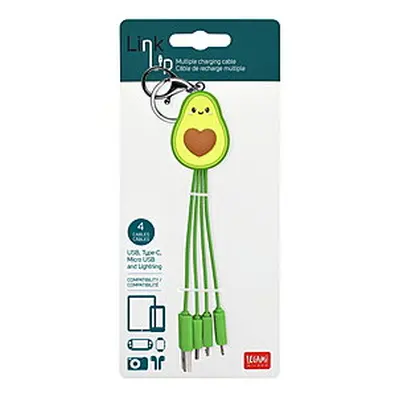 Legami Mehrfach-Ladekabel MULTI CABLE Avocado