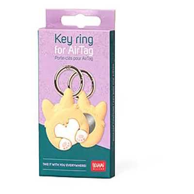 Legami Key Ring for Airtag Corgi