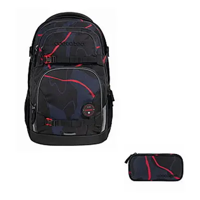 Coocazoo Porter Lava Lines 2tlg Schulrucksack Set