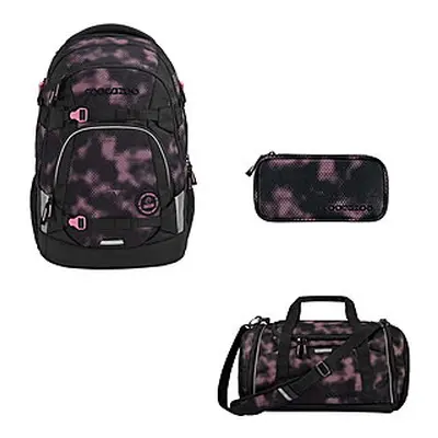 Coocazoo MATE Pink Illusion 3tlg Schulrucksack Set