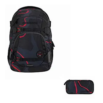 Coocazoo Mate Lava Lines 2tlg Schulrucksack Set