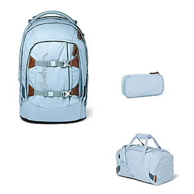 Satch Pack Nordic Ice Blue 3tlg Schulrucksack-Set