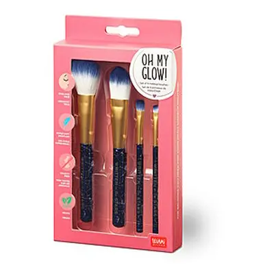 Legami 4 MAKEUP BRUSHES OH MY GLOW STARS