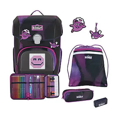 Scout Neo Set Movie Star Pink Pixel Schulranzenset