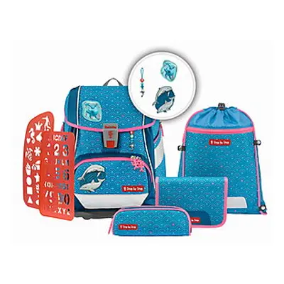 Step by Step 2IN1 PLUS Schulranzen-Set Dolphin Pippa, 6-teilig