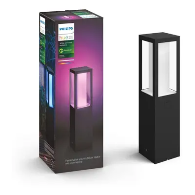 Philips Hue White & Color Ambiance Impress - Wegeleuchte, schwarz 400mm