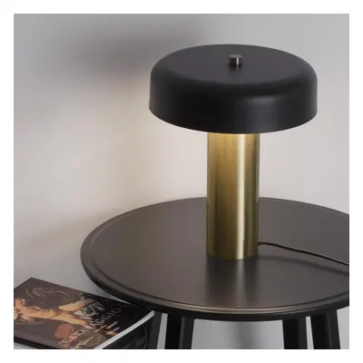 LED Tischleuchte Pandora in Schwarz und Gold 18W 733,9lm