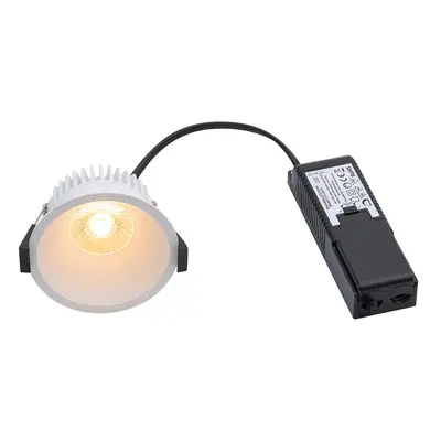 LED Einbaustrahler Albric in Weiß 8W 565lm IP44