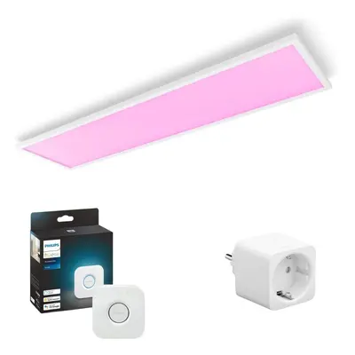 Philips Hue Bluetooth White & Color Ambiance Panel Surimu in Weiß 60W 4150lm rechteckig inkl. Br