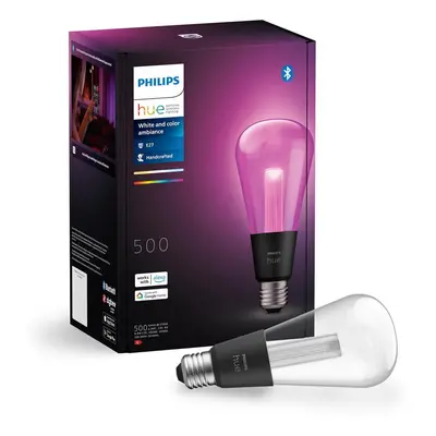 Philips Hue Bluetooth White & Color Ambiance Lampe Lightguide E27 Giant Edison 6,8W 500lm