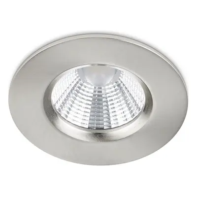 LED Einbaustrahler Zagros in Nickel-matt rund 5,5W 345lm IP65