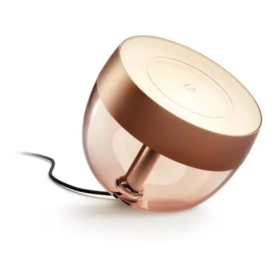 Philips Hue Bluetooth White Ambiance LED Tischleuchte Iris Special Edition in Rosé und Transpare