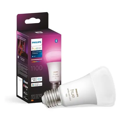 Philips Hue Bluetooth White & Color Ambiance LED E27 Birne - A60 9W 1100lm Einerpack