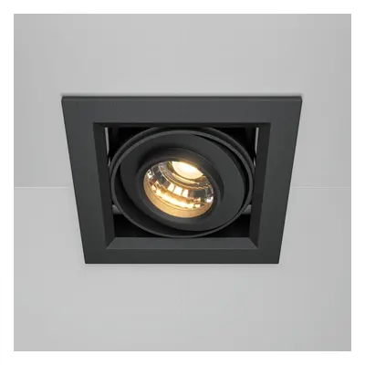 LED Einbaustrahler Metal Modern in Schwarz 10W 650lm