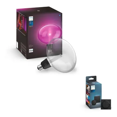 Philips Hue Bluetooth White & Color Ambiance LED Lightguide E27 - Ellipse 6,5W 500lm inkl. Tap D