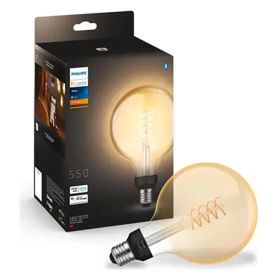 Philips Hue White LED Lampe E27 Globe - G125 Filament Giant 7W 550lm dimmbar