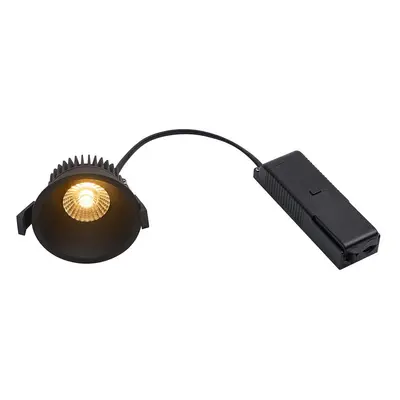 LED Einbaustrahler Albric in Schwarz 8W 535lm IP44