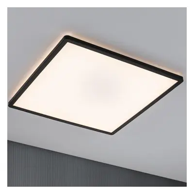 LED Deckenleuchte Atria Shine in Schwarz 22W 2200lm 3000K quadratisch