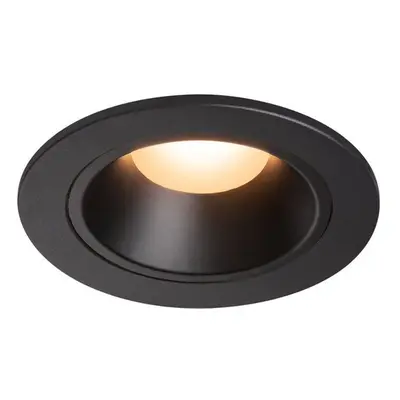 LED Einbaustrahler Numinos in Schwarz 8,6W 670lm 2700K 40°