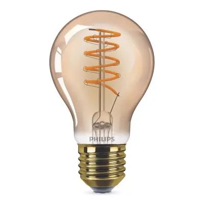 Philips Vintage LED Filament Lampe ersetzt 25W E27 Birne - A60 5,5W 250lm 1800K dimmbar Einerpac